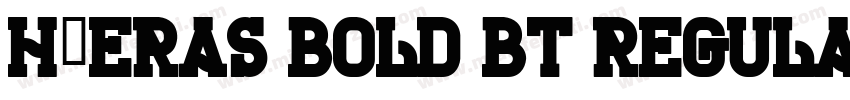 H_Eras Bold BT Regular字体转换